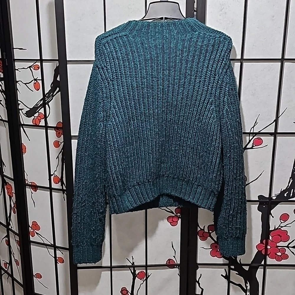Kate Spade Saturday Retro Cropped Sweater Size Small